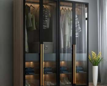 Tủ quần áo cánh kính hiện đại cao cấp QA171